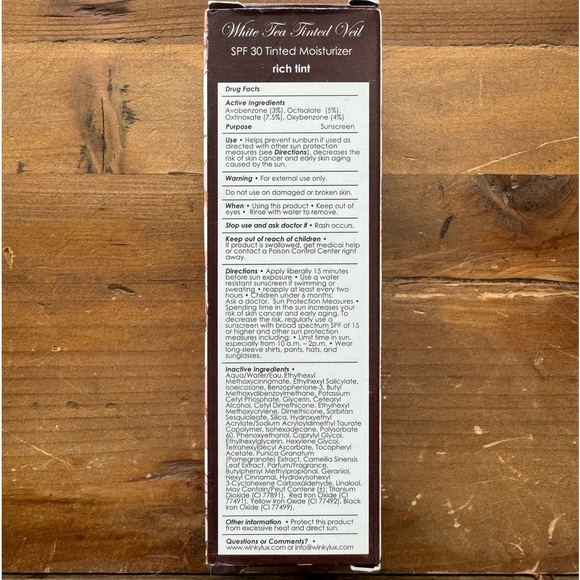 NWT Winky lux spf 30‎ tinted moisturizer shade Rich Tint - Picture 4 of 10